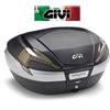 GIVI BAULETTO VALIGIA V56 MAXIA4 CATADIOTTRI FUMÉ COVER NERA INSERTO CARBON LOOK GIVI