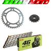DID KIT TRASMISSIONE CATENA VR46 CORONA PIGNONE Honda CBF 600 SA 2004 2005 2006 2007