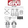 GIVI Attacco posteriore specifico per bauletto YAMAHA X-Max 125 / 300 2023 2024 GIVI