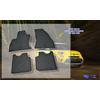 Autokit Tappetini Fiat 500 L in gomma dal 2012 tappeti per auto su misura antiscivolo 4