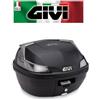 GIVI Bauletto Monolock nero catadiottri fumé, 37 Lt con piastra e kit univ B37NT GIVI