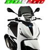 MALOSSI CUPOLINO FUMÉ 41x25 cm PIAGGIO BEVERLY HPE 300 400 2021 2022 2023 2024 MALOSSI