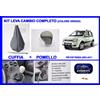 AUTOKIT Cuffia cambio Panda Fiat Grigio dal 2003 al 2012 Kit con Pomello Leva Marce