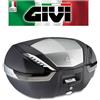 GIVI Valigia nera con finitura in alluminio anodizzato catadiottri fume' V47NT GIVI