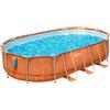Bestway 56719 Piscina fuori terra Steel Pro Max ovale 610x366x122 cm con accessori