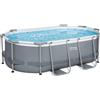 Bestway 5614A Piscina fuori terra Steel Pro Max ovale 305x200x84 cm con pompa a filtro