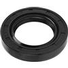 QUARKZMAN 25 x 40 x 7mm TC Olio Sigillo x Gomma Doppio Labbro per Moto Alberi Motore e Pompe Idrauliche, [Nero]
