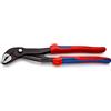 KNIPEX Cobra Pinza regolabile di nuova generazione per tubi e dadi in confezione Self-service bonderizzata grigia con impugnature, 87 02 300 SB