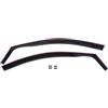 J&J AUTOMOTIVE GP Deflettori d'Aria per Volkswagen T6 Caravelle, Trans-Porter, Multivan 2015-2019, Set da 2 Pezzi, Antiturbo Antivento Antipioggia, Anteriore Nero fumé Oscurato