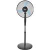Ardes EASY 41PB PLUS Ventilatore da Pavimento 50W 40 cm con Oscillazione Automatica, Altezza Regolabile fino a 130 cm, Inclinazione Regolabile, 3 Velocità Silenziose e 3 Pale