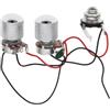 Briny River Cablaggio Interruttore A 3 Vie Per Chitarra A500k B500k 1 Volume 1 Tono Potenziometro Jack Per Cablaggio Circuito Chitarra Elettrica