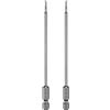QUARKZMAN 2pz H1,5 Chiavi a Brugola per Punte da Trapano 1,5mm Punte Metriche Piane 1/4 Attacco Esagonale 150mm (6) Punta Cacciavite Esagonali Magnetico Lungo Industriale per Viti