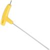 CoCud T-Maniglia Esagonale Chiave, 3mm Esagonale, Acciaio Metrico T-Chiave Chiave Giallo per Base Casa Riparare e Meccanico Madadoenzione, 1-Pezzo