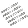 METALLIXITY Doppia Filettata Blocco Viti (M8 Filo 80mm Lunghezza) 5pz, 304 Acciaio Inox Doppio Filettato Stelo Bulloni - per Casa Manutenzione
