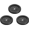 QUARKZMAN 3Pz Guarnizioni Gomma Per Passacavi, Foro Da 52mm, ID 60mm Nero