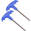 CoCud Chiave a Brugola con Impugnatura a T, Chiave Esagonale H4 4 Mm, Chiave a Brugola Metrica Acciaio S2 - (Applicazioni: Riparazioni Domestiche Base e Manutenzione Meccanica), 2Pz