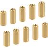 YOKIVE 10pz M5 Distanziatori, Ottone Esagonale PCB Distanziatori Dadi, Mantieni Altezza Uniforme, Ottimo per Scheda Madre, Circuito Scheda, Elettronica (Oro Tono, 20 Mm)