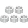 PATIKIL M5 Distanziali in Alluminio, 5pz Distanziali Metallici in Alluminio 5,2mm ID x 8mm OD x 4mm L Distanziali Alluminio a Vite Separata Rotondi per Viti 1/5 M5