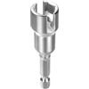 QUARKZMAN H12 Chiave a Farfalla 12mm Metrico 6-Punti Presa 1/4 Gambo Esgonale Potenza Slot Profondo Chiave Trapano Bit Acciaio CR-V Chiave a Impatto Strumento per Dadi Bullone Vite Occhi