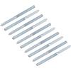 METALLIXITY Doppia Filettata Viti (M6 Filettatura 90mm Lunga) 10pz, Gancio Bulloni Autofilettanti Doppio Viti Laterali - per Casa Riparazioni