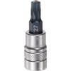 QUARKZMAN Bussola Torx Punta T27 Solido Stella 1/4 Guida 1,46 Lunghezza S2 Punta Acciaio CR-V Bussola per Cricchetto Chiave Scorrimento Barra Prolunga Asta