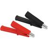 PATIKIL Isolato Coccodrillo Clip, 2pz Rame Coccodrillo Clip Morsetto con 4mm Presa Banana Jack per Multimetro Elettrico Circuito Test Misurazione, Nero Rosso