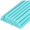 QUARKZMAN 20pz Stick Colla a Caldo per Pistola Colla a Caldo 7mm x 100mm/0,27 x 4 Mini Bastoni di Colla a Caldo Adesiva Azzurro