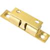 METALLIXITY Sfera Chiusure (50mm x 10mm x 12mm), Ottone Doppio Sfera Chiusure - per Casa Cucina Armadio Credenza Porta, Oro Tono