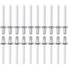 DTGN 4mm x 6mm (DxL) Rivetti Ciechi - 50pz - Ottimo per Macchinario Collegamento - 304 Inox Acciaio Cupola Terminale Rivetto