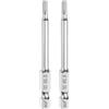 QUARKZMAN 2pz Punte per Cacciavite Chiave Esagonale 3mm (H3) Metrico 1/4 Attacco Esagonali 65mm (2,6) Punta Magnetica Lunghe Acciaio S2 Punta per Trapano Piatta Grado Industriale per Viti