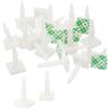 PATIKIL Adesivo PCB Distanziale, 24pz Adesivi Distanziali 0.62 Supporto Altezza Adesivo Isolato Distanziali per PCB PC Scheda Supporto, Bianco