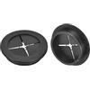 QUARKZMAN Passacavo Scrivania 50mm, Gomma Flessibile Copricavi(Nero, 2Pz) | Passacavo in Gomma Flessibile, Copertura Foro Filo, per Organizzatore Cavi o Scrivania Computer