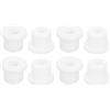 QUARKZMAN 26Pezzi Guarnizioni in Gomma 5/16(8mm) Foro di Perforazione, 3/16(5mm) Foro ID Tappo Foro a Cilindro Bianco Guarnizione in Gomma Silicone per Cablaggio, Automobilistico