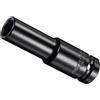 CoCud Presa Impatto Profondo, Bussola 1/2 Drive 12mm, Acciaio Cr-V Design Angoli Arrotondati 6 Punti Punta Percussione Profonda - (Applicazioni: Installazione e Rimozione Viti)