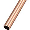METALLIXITY Rame Tubo (15mm OD x 1mm Parete T x 100mm L), Tubo Dritto in Metallo Senza Cuciture - Tubo Tondo in Ottone per Casa Arredamento Macchinari fai da te Artigianato