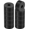 PATIKIL Distanziatore Gomma Multiuso, 10Pz 0,8Od 0,24Id 0,4 Spessore, Rondelle Neoprene Antivibranti Isolamento, Ammortizzatori Gomma, Distanziali Bulloni Hvac, Accessori Auto