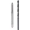 QUARKZMAN Set Maschio Filettatura Metrica Punte Trapano, Maschio Filettatura M3.5 x 0.6 Punte Trapano Acciaio Carbonio Rivestite Ossido Nero 2.9mm, Kit di Attrezzi Riparazione Filettature