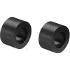 PATIKIL Tondo Distanziatore Rondella, 200pz Nylon 4.2mm ID x 7mm OD x 4mm L per M4 Viti Blocco 3D Stampante TV Parete Montaggio Elettrico Presa, Nero