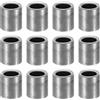 PATIKIL Distanziali Acciaio M6 12pz Distanziali Metallici Acciaio 6 Mm ID x 9 Mm OD x 10 Mm L Distanziatore per Viti Acciaio Carbonio Rotondo per Bulloni a Vite 1/4 o M6