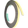 QUARKZMAN 8mm W 1mm T 16.4ft Schiuma Sigillante Nastro x 1 Pezzo Auto Adesivo EVA Meteo Spogliazione Suono Prova Sigillo Striscia per Porte Blocco Separazione
