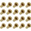 METALLIXITY Attraverso Foro Rivetto (M2.5x6mm) 200pz, Ottone Placcato Metallo Cavo Rivetto Dadi - per Pelle Tela Abbigliamento Fai-da-Te Artigianato Fabbricazione, Oro Tono