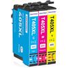 SINOPRINT 405 XL Cartucce Compatibili per Epson 405XL Cartucce per WorkForce Pro WF-3820 WF-3825 WF-4820 WF-4825 WF-4830 WorkForce WF-7830 WF-7835 WF-7840(1 Ciano, 1 Magenta, 1 Giallo)