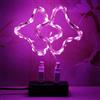MUXIJIA 2 x luce stringa LED, 50 x LED 5M / 17Ft esterno/interno alimentatore USB impermeabile per camera da letto, cortile, matrimonio, Natale, fai da te, ecc. (Rosa)