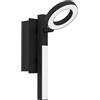Eglo LED da soffitto Cardillio 2, lampada da soffitto a luce singola | orientabile, supporto in plastica e metallo in nero, LED da soffitto bianco caldo