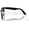 Ray-Ban RB2240 50 (144431) - Occhiali da Sole Bicolore Nero/Bianco