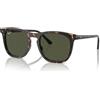 Ray-Ban RB2210 902/31 - Occhiali da Sole Unisex in Acetato Havana con Lenti Verdi G-15