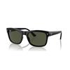 Ray-Ban RB4428 601/31 - Occhiali da Sole Unisex in Acetato Nero con Lenti Verdi G-15