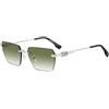 Dsquared2 D2 0102/S 010/9K - Occhiali da Sole in Palladio con Lenti Verdi Sfumate