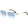 Dsquared2 D2 0102/S LKS/ST Gold Blue - Occhiali da Sole di Lusso