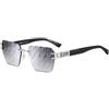 Dsquared2 D2 0173/S 010-GRIGIO MD-GREY TOP LINEAR MIRROR SILVER - Occhiali da Sole di Design